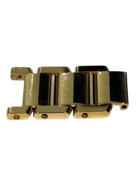 Authentic Cartier Tank Française 18K Yellow Gold Bracelet Links Set of 3 w/ Scre